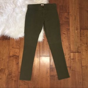 Olive skinny jeggings